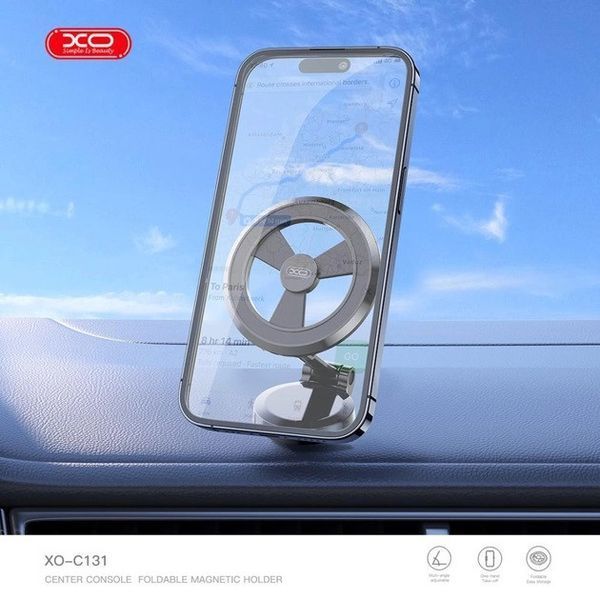 Магнітний тримач для телефону XO C131 з Magsafe для iPhone Чорний 201-00064 фото