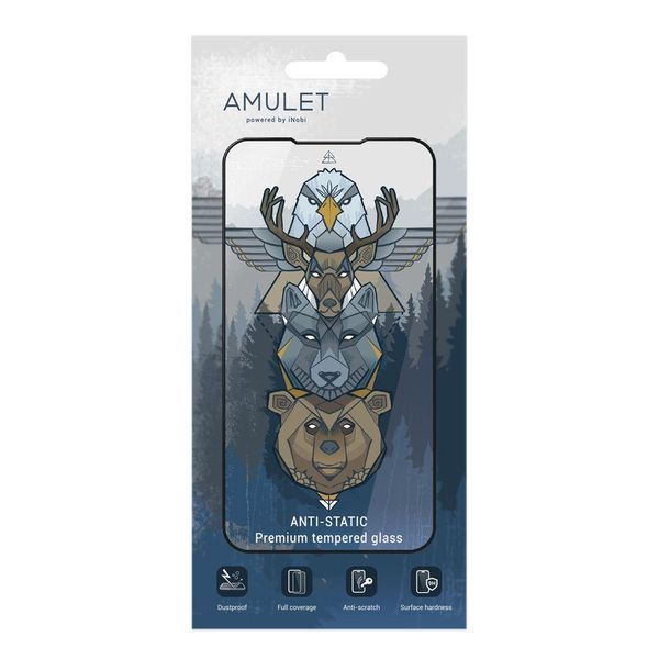 Защитное стекло iNobi AMULET 2.5D HD Antistatic для iPhone 14 Pro Max 204-00080 фото