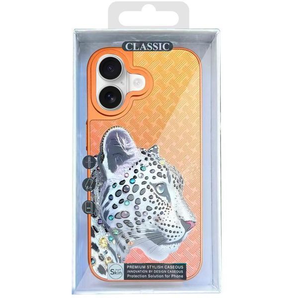 Чохол TPU+PC Crystal Hunt with MagSafe для Apple iPhone 17 (6.3") Orange 214-04781 фото