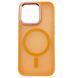 Чохол Space Magnetic Color з Magsafe для iPhone 16 Жовтогарячий 214-01435 фото 1