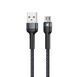 Кабель REMAX Jany Series Aluminum Alloy Braided 2.4A data cable RC-124m/i/a Micro-Black 6972174153568 фото 1