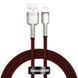 Кабель Baseus Cafule Metal Lightning 2.4A (1m) Red CALJK-A03 фото 1