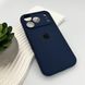 Силіконовий чохол з закритою камерою для iPhone 17 Pro Dark Blue 666-04237 фото 4