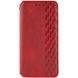 Кожаный чехол-книжка GETMAN Cubic для Xiaomi Redmi 13C / Poco C65 Красный 555-01738 фото