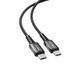 Кабель ACEFAST C1-09 USB-C to USB-C aluminum alloy audio/video transmission full-featured data cable Black 6974316282631 фото 3