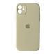 Силиконовый чехол с закрытой камерой для iPhone 12 Milk 208-00799 фото