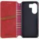 Шкіряний чохол-книжка GETMAN Cubic для Xiaomi Redmi 13C / Poco C65 Червоний 555-01738 фото 3