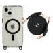 Чохол TPU+PC LanyardCase with MagSafe для iPhone 13/14 Black 214-03125 фото 1