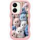 Чохол TPU Cloudy Pictures для Xiaomi Redmi 13C / Poco C65 Kittens 555-01253 фото 1