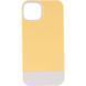 Чехол TPU+PC Bichromatic для Apple iPhone 11 Pro Max (6.5") Creamy-yellow / White 555-03919 фото 1