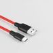 Дата кабель Hoco X21 Silicone Type-C Cable (1m) Чорний / Червоний ILSO-00000032927-2 фото 3