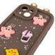 Чохол TPU Toys Case with Ears для Apple iPhone 13 (6.1") Brown 208-05385 фото 4