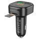 Автомобільний зарядний пристрій з FM-модулятором BOROFONE BC43 Flash QC3.0 car BT FM transmitter 18W Black 656-00573 фото 4