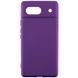 Чехол TPU GETMAN Liquid Silk Full Camera для Google Pixel 6 Фиолетовый / Purple ILSO-00000077912-14 фото