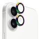 Защитное стекло Metal Classic на камеру для Apple iPhone 17 (6.3") Rainbow 204-00460 фото 6