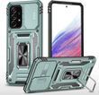 Ударопрочный чехол Camshield Army Ring для Samsung Galaxy A73 5G Light Green 777-05127 фото