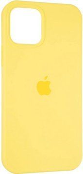 Силиконовый чехол для iPhone 12 Pro Max Yellow 208-00435 фото