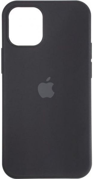 Силиконовый чехол для iPhone 12/12 Pro Black 208-00386 фото