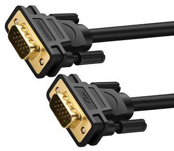 Кабель UGREEN VG101 VGA Male to Male Cable 1m (Black)(UGR-11673) UGR-11673 фото