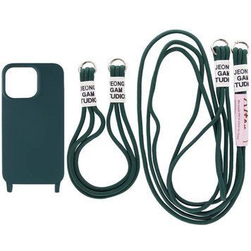 Чехол TPU two straps California для iPhone 13 Pro Forest green 208-05640 фото
