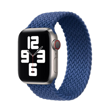 Плетеный монобраслет для Apple Watch 38/40/41mm Size M 144 мм Синий 212-00194 фото
