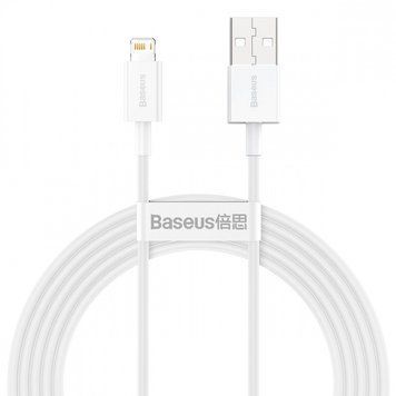 Кабель Baseus Superior Series Fast Charging Lightning 2.4A (2m) White 209-00274 фото