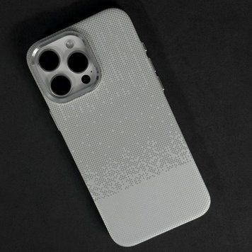 Чехол Elite Carbon Matte BOX Magnetic для iPhone 16 Pro Max Grey White 208-06344 фото