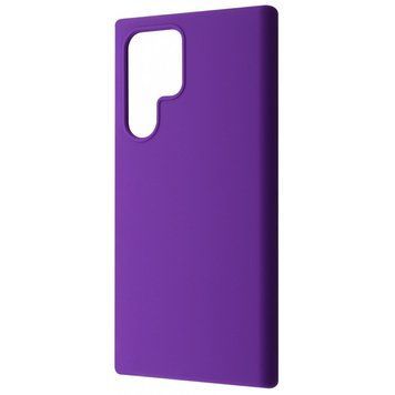Чохол WAVE Full Silicone Cover для Samsung Galaxy S22 Ultra Dark purple 656-07143 фото