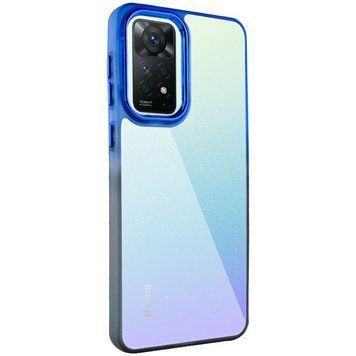 Чохол TPU+PC Fresh sip series для Xiaomi Redmi Note 11 Pro 4G/5G / 12 Pro 4G Чорний / Синій 777-06643 фото
