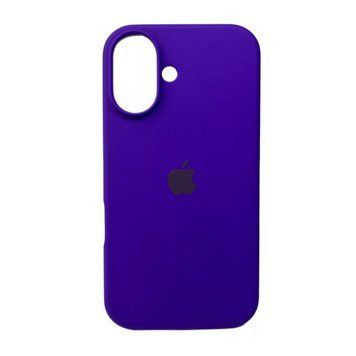 Силиконовый чехол для iPhone 16 Dark Purple 666-01166 фото