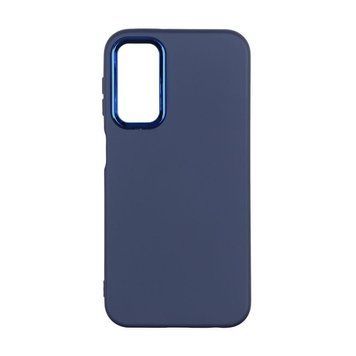 Чехол Silicone Cover Metal frame для Samsung Galaxy A24 4G (A245) Dark blue 208-03424 фото