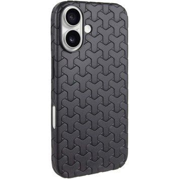 Чохол TPU Weaving для iPhone 16 (6.1") Black 555-00327 фото