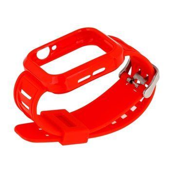 Ремешок для Apple Watch Band Silicone Shine + Protect Case 44mm Red 212-02057 фото
