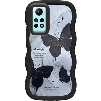 Чехол TPU Cloudy Pictures для Xiaomi Redmi Note 12 Pro 4G Butterflies 555-01227 фото