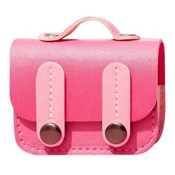 Кожаный футляр Briefcase для наушников AirPods Pro 2 / Pro Pink 203-00363 фото