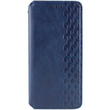 Шкіряний чохол-книжка GETMAN Cubic (PU) для Xiaomi Redmi 15 (EU) Синій 656-08796 фото