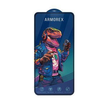 Захисне скло ARMOREX 5D High-Alum AntiDust для iPhone 15 Plus/16 Plus Чорний 204-00377 фото