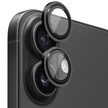 Захисне скло BlueO Metal на камеру для Apple iPhone 17 (6.3") Чорний / Black 777-08404 фото