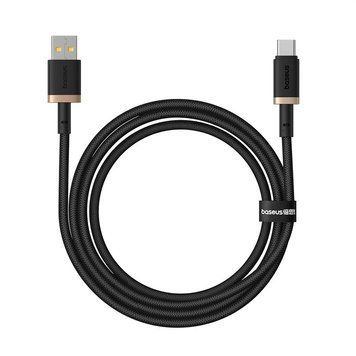 Кабель Baseus Dura Series Fast Charging Cable USB to Type-C 60W 1m Gold+Black P10377802U01-00 фото