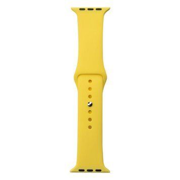 Ремінець для Apple Watch Band Silicone One-Piece Size-S 42/44/45/49 mm Yellow 212-02007 фото
