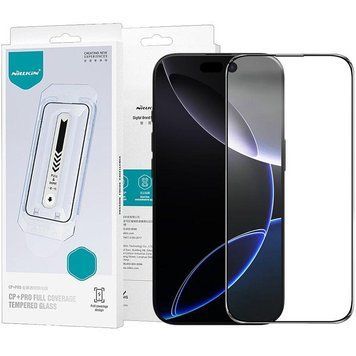 Защитное стекло Nillkin (CP+PRO) для Apple iPhone 16 Plus (6.7") (+ аппликатор) 777-08514 фото
