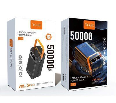 Внешний аккумулятор WUW Y105 （PD22.5W quick charge) 50000mAh Black 656-03776 фото