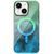 Чохол TPU Shiny Mountain (MagFit) для Apple iPhone 14 / 13 (6.1") Green / Blue 555-02911 фото