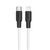 Кабель HOCO X21 Plus Type-C to iP 3A, 20W, 1m, black and white 6931474742162 фото