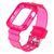 Ремінець для Apple Watch Band Color Transparent + Protect Case 44mm Hot Pink 212-01110 фото