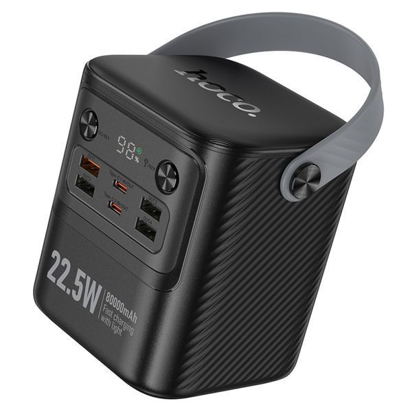 Power Bank Hoco J152 Tough 80000mAh 22.5W+PD20W Black 216-00161 фото