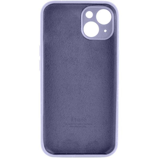 Силіконовий чохол з закритою камерою для iPhone 14 Lavender Grey 666-00804 фото