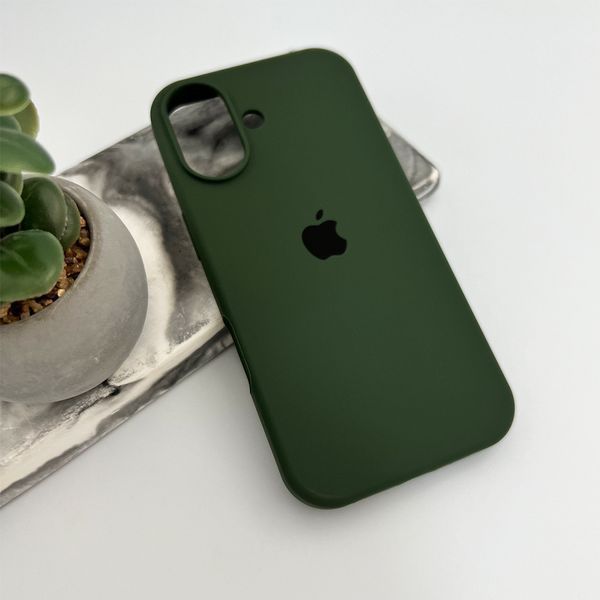 Силиконовый чехол для Apple iPhone 17 Dark Green 208-06662 фото