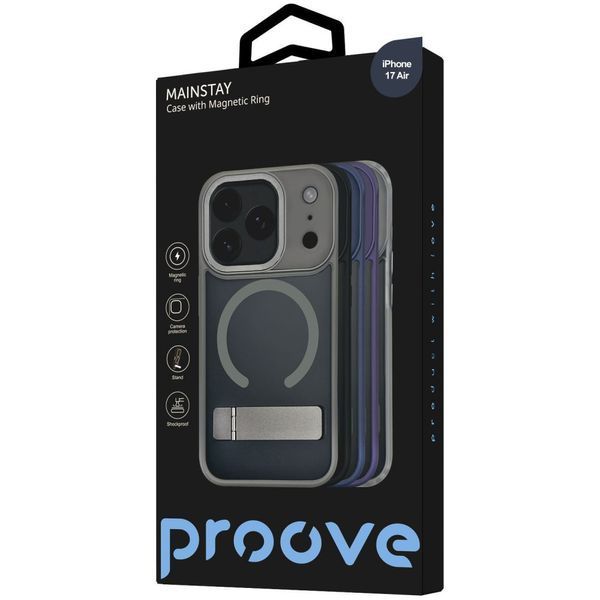 Чехол Proove Mainstay Case with Magnetic Ring iPhone 17 Air Deep Purple 656-04922 фото