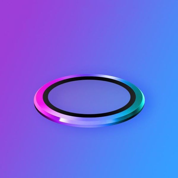 Защитное стекло Metal Classic на камеру для Apple iPhone 15 (6.1") / 15 Plus (6.7") Rainbow 204-00434 фото